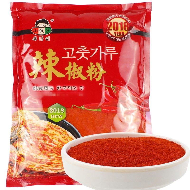 粗辣椒面小伙子细辣椒粉1000g 粗韩式辣椒面韩皮辣椒酱韩国