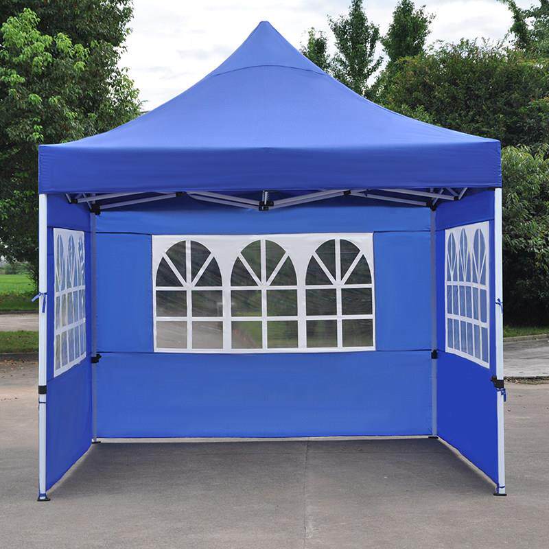 四角帐篷围布遮阳棚四脚雨棚户外防雨摆摊用折叠大伞伸缩式遮雨蓬