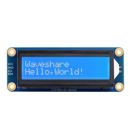 LCD1602 I2C通信 蓝底白字 带背光 LCD显示屏 液晶屏 屏幕