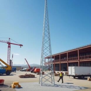 河北厂家直供钢结构热镀锌避雷塔防雷塔三角四角30米避雷塔