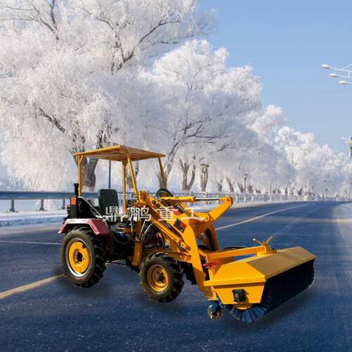 厂家小区扫雪车轮式除雪车扫雪机道路清雪车