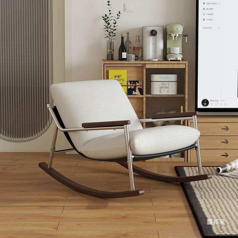 椅子家用躺椅阳台沙发椅成人摇椅休闲懒人沙发卧室单人客厅摇摇