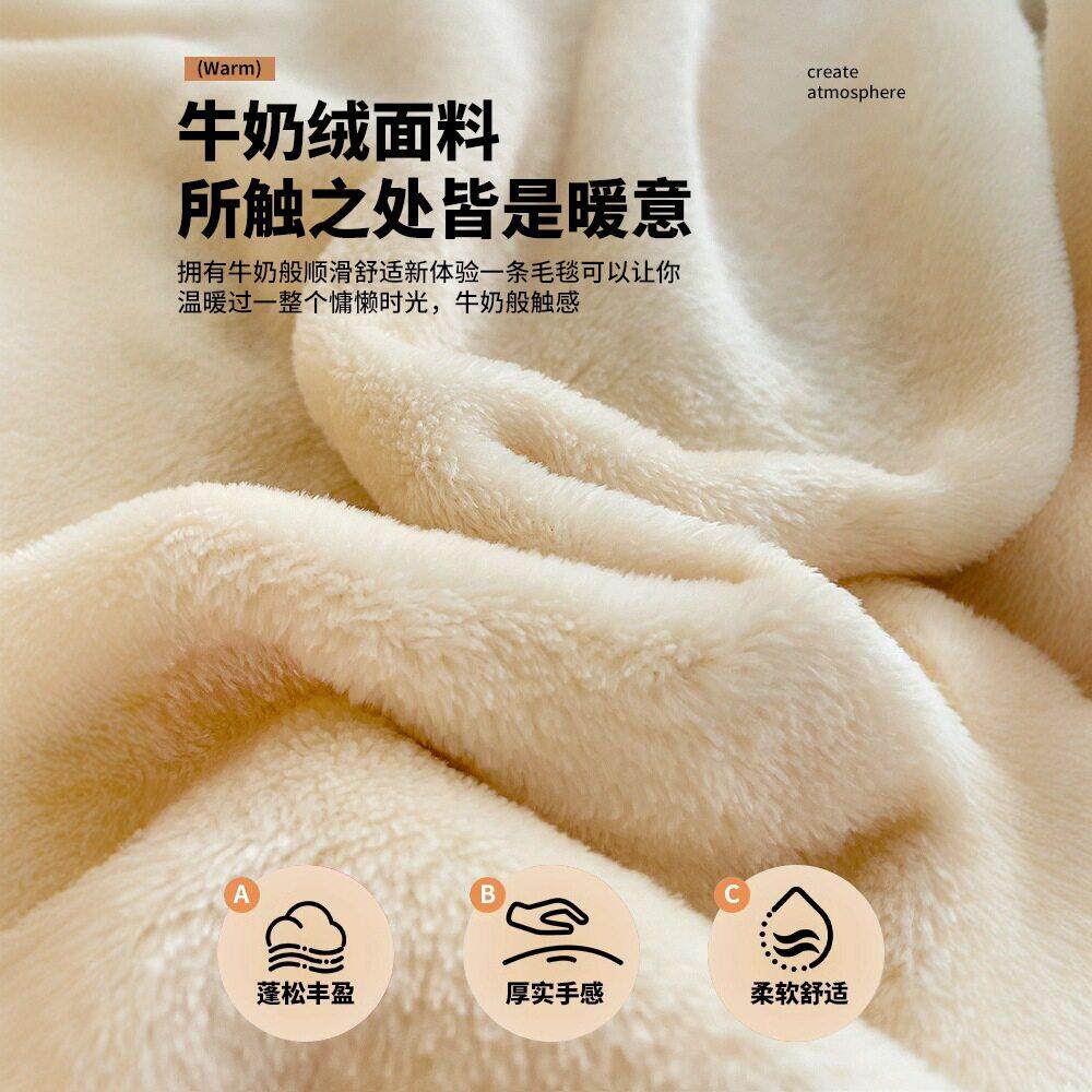 Lamb cashmere Luxury Blanket Throw warm soft Cozy Plush