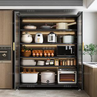 多多功厨房能落NEG地置物柜家用电层器防尘收纳柜餐边柜储物柜角