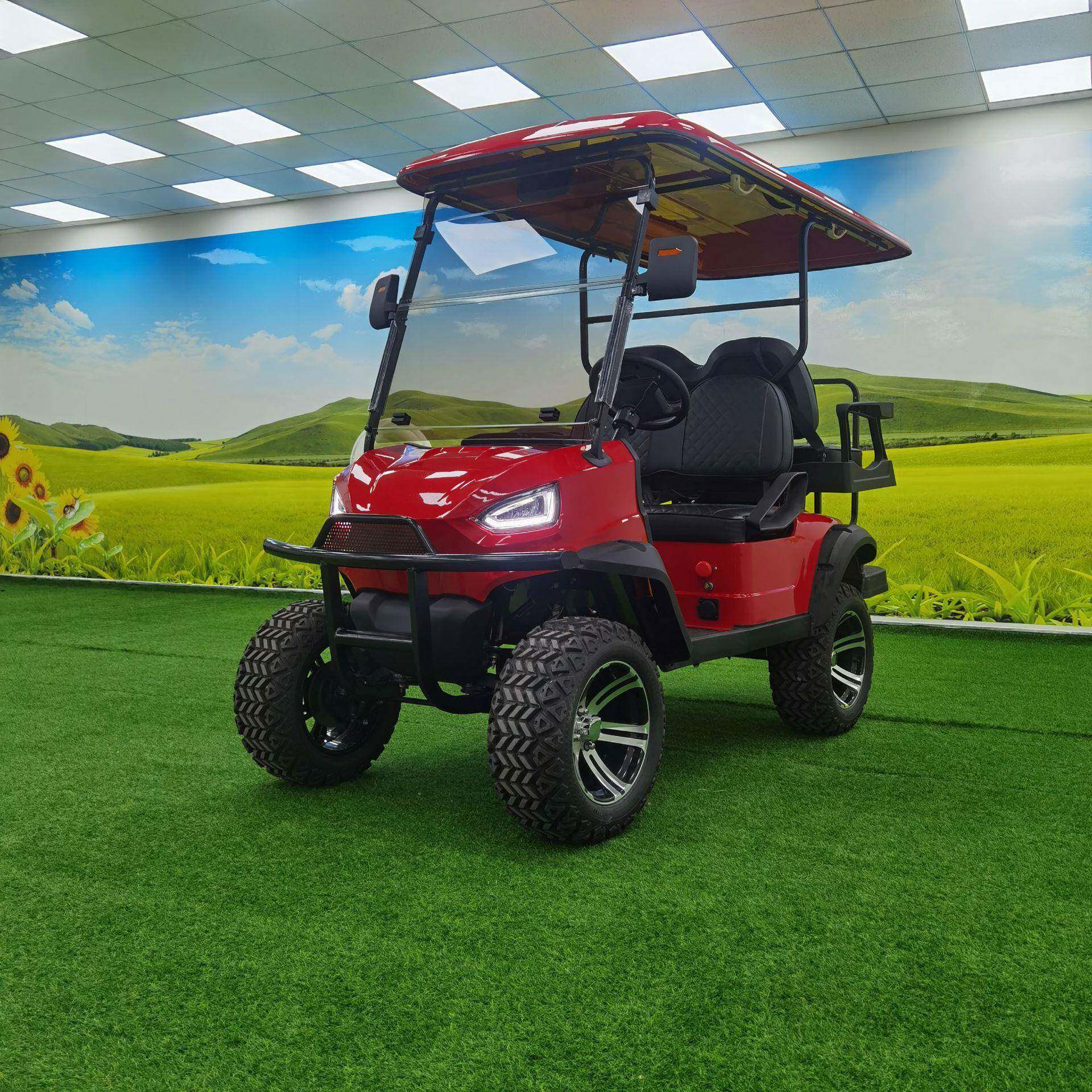电动观光车景区旅游游览车酒店接待车外贸工厂越野电动高尔夫球车