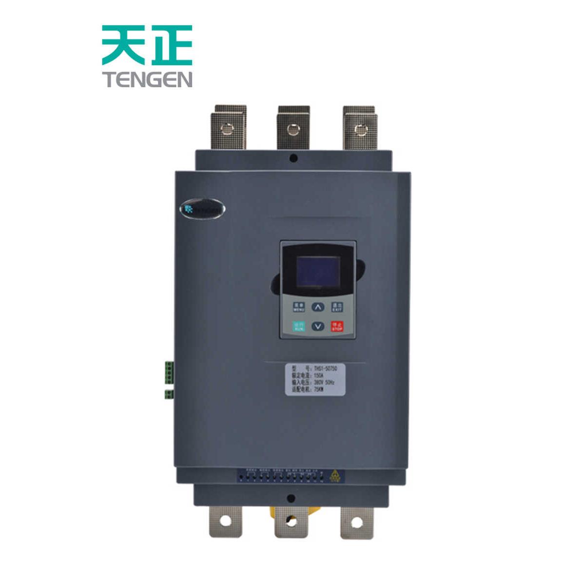 TEGEN天NFD正THS1中文智能电机软启动器380V三N相22/0/55/75/39型