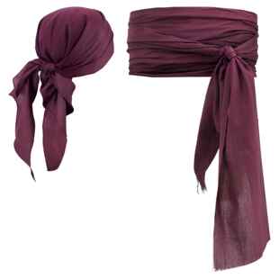 Clothing linen headscarves and waistbands
