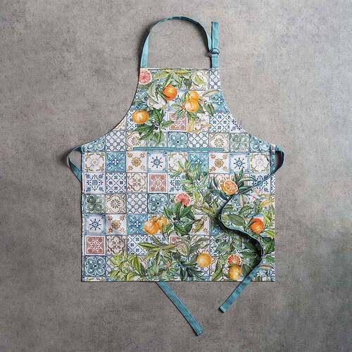 数码印花帆布围裙厨房家用美甲工作服花店画室围裙