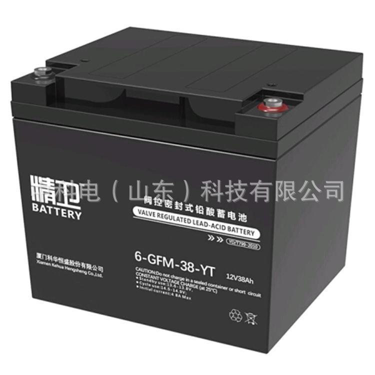科华精卫蓄电池6-GFM-24-YT12v24ah铅酸免维护直流屏基站机房电池