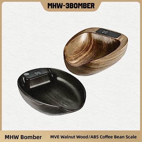 MHW-3BOMBER轰炸机MVE咖啡电子秤 称豆展示盘手冲豆碟喷雾瓶套装
