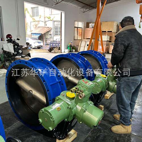 大口瓦斯用电动蝶阀径WS-D943H-6C江苏华矿专DN800矿用隔爆型一体