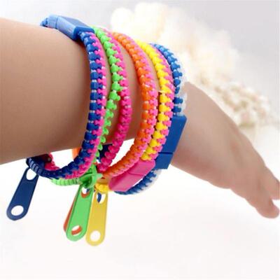 12PCS Friendship Fidget Zipper Bracelets Sensory Toys Bulk S