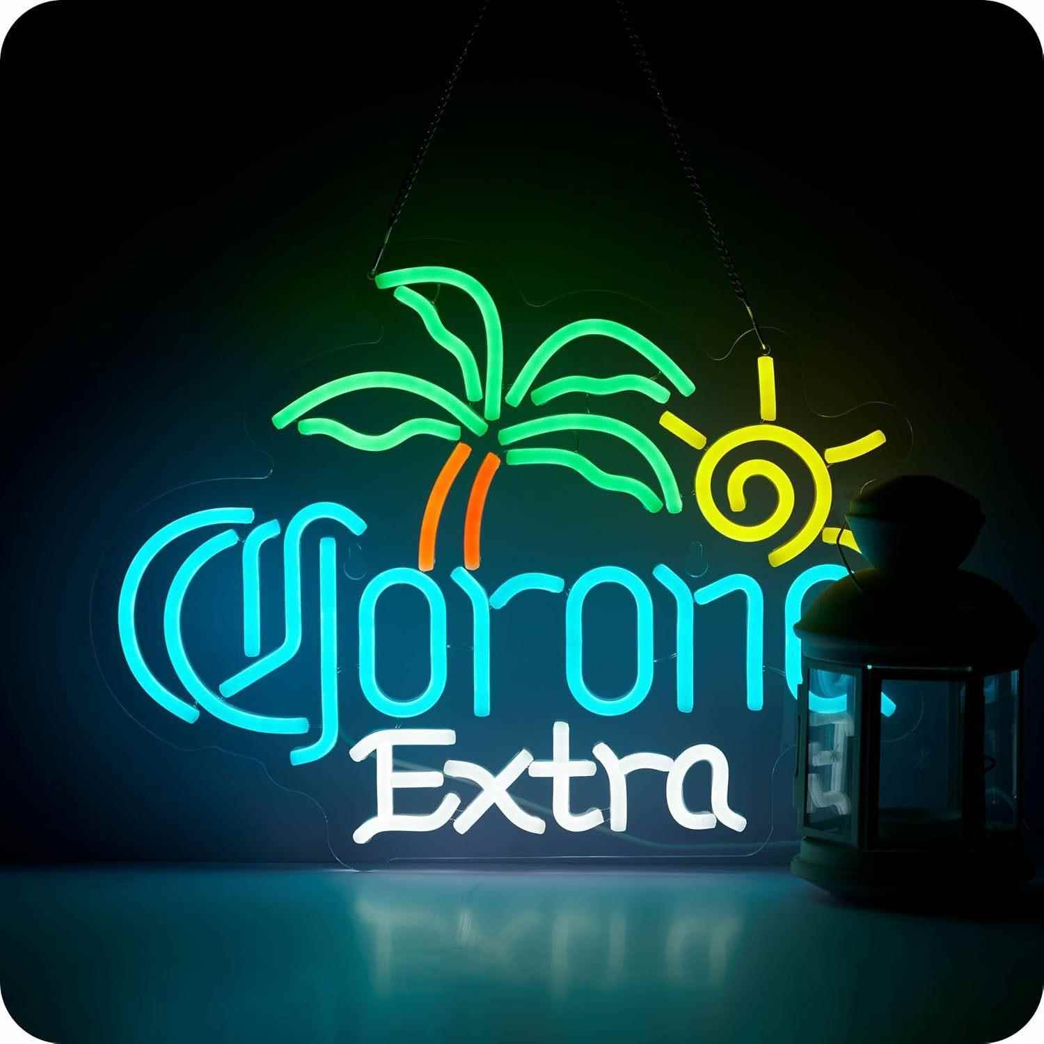告跨逊境亚马爆M1款啤酒LOGOLED霓虹灯LED广标识酒吧商业装饰灯
