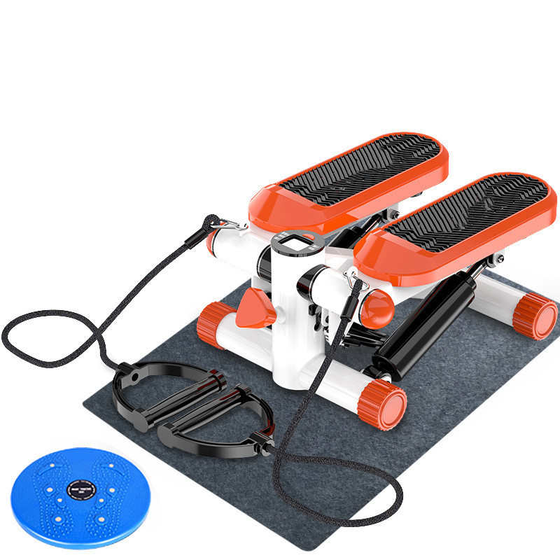女性踩踏登山运动原地踏步机家用多功能健身器材脚踏走路跑步