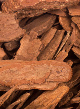 打磨松树皮松鳞园林绿化覆盖物造景花园美化pine chip mulch