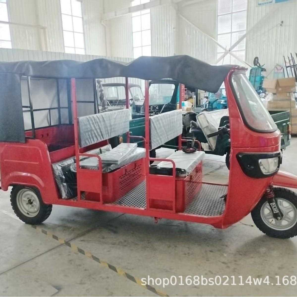 电动三轮车嘟嘟车载客出口电动三轮车大功率载客载人景区观光车