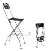 佳之钓休闲折叠钓鱼椅便携可升降筏钓鱼凳子全地形高脚不锈钢钓椅