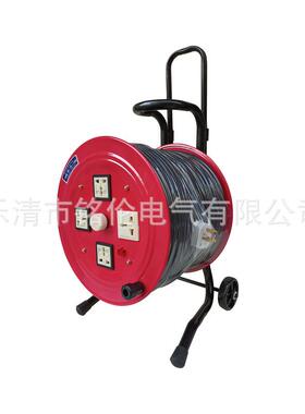 移动线缆盘LBD(YDX)-BX 3*4㎡手提电源卷线盘 220V 拖线盘30米线