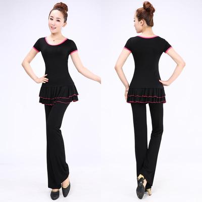 特价广场舞服装新款套装秋装女莫代尔健身跳舞杨丽萍运动中老年舞