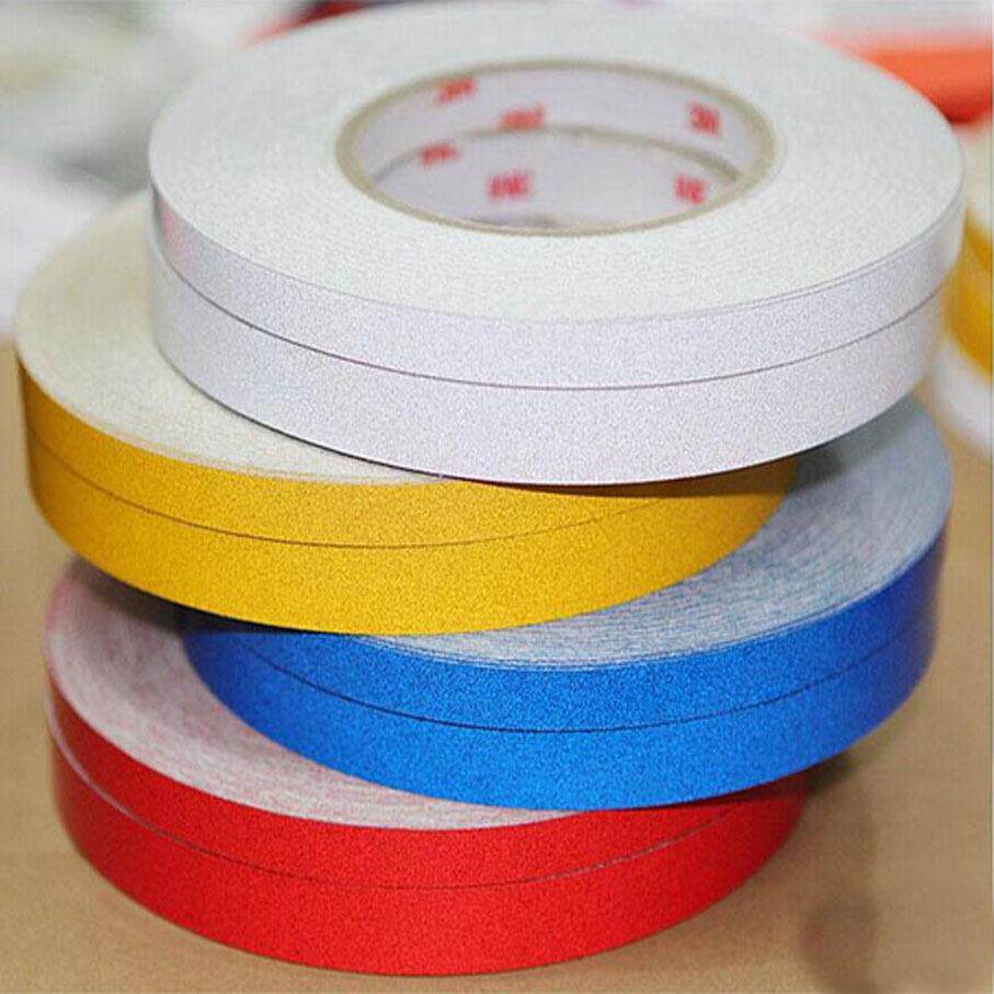 1cm*45.7米/卷汽车车身荧光装饰条 反光条 汽车轮毂夜光贴