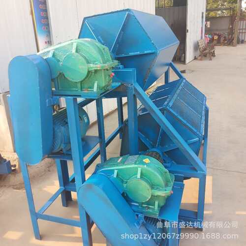 PU胶六角滚筒抛光机八角滚桶研磨机 金属配件全自动滚筒清理机