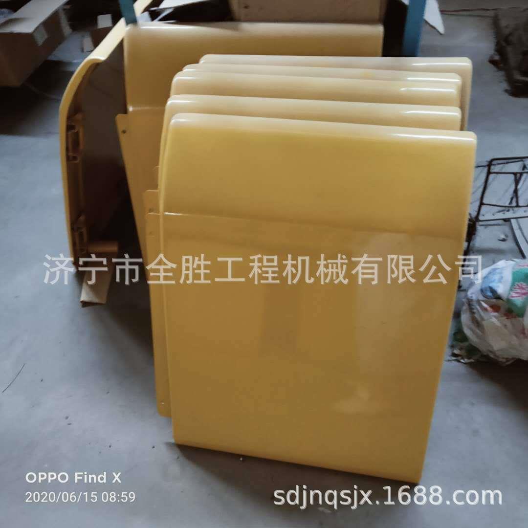 沃EC140挖掘机水箱边门 液压泵边门 链条 引导轮 液压泵