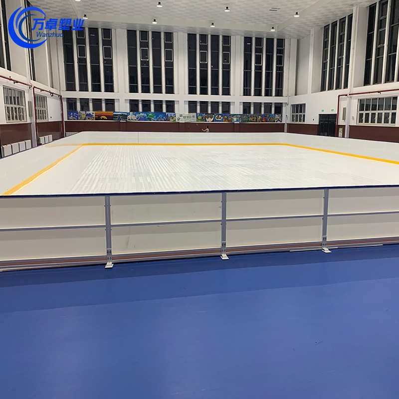 厂家直供仿真冰板 可拆卸仿真冰溜冰板 自润滑仿真冰 滑冰场馆
