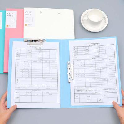 5 Chuangyi folder A4 folder strong single double clip transp