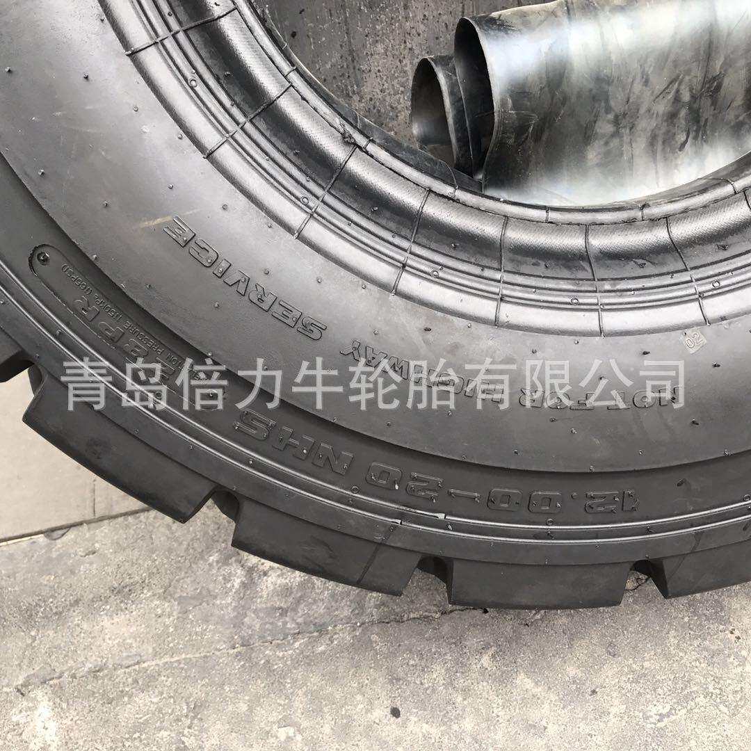 厂价充气叉车轮胎12.00-20NHS 12.00-24NHS大块花纹工业轮胎