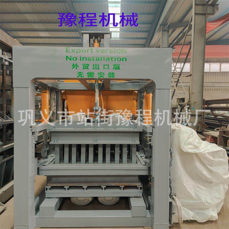 Hollow brick machine全自动制砖机液压空心砖生产设备路面沙块机