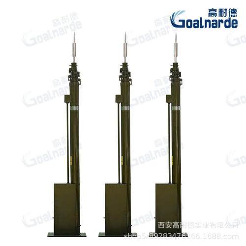 高米耐德野1战升降杆避雷0便携式升针降避雷针手动WD-B升降避雷针