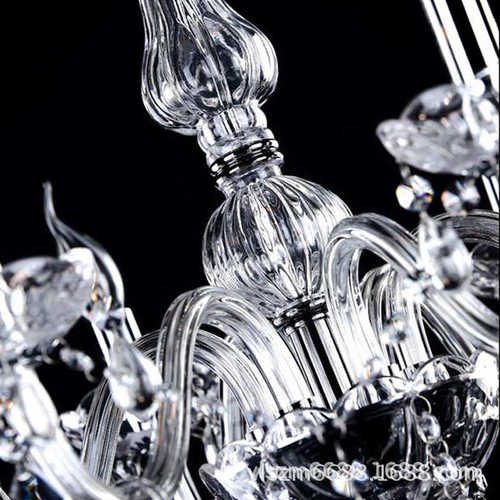 厂家批发蜡烛灯欧式吊灯酒店大堂别墅灯饰蜡烛水晶吊灯