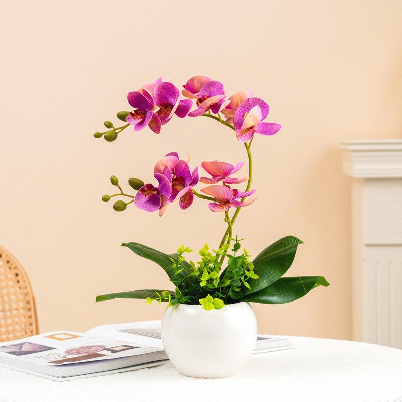 仿真花代发客厅餐桌玫瑰仿真花