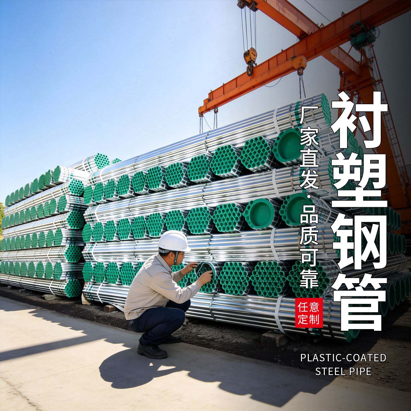 钢塑复合管衬塑钢管热浸塑钢塑管衬塑管镀锌钢管镀锌管PSP钢塑管