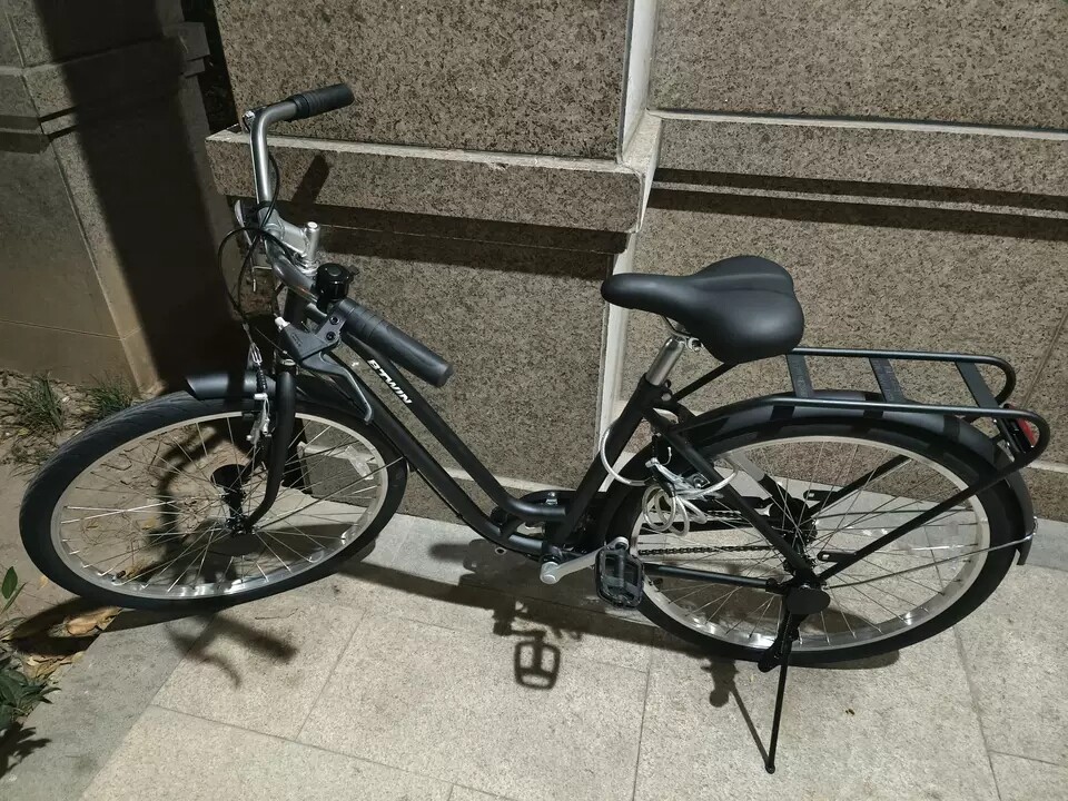Городской велосипед Decathlon ELOPS 100LF 26 дюймов прогулочный женский photo review