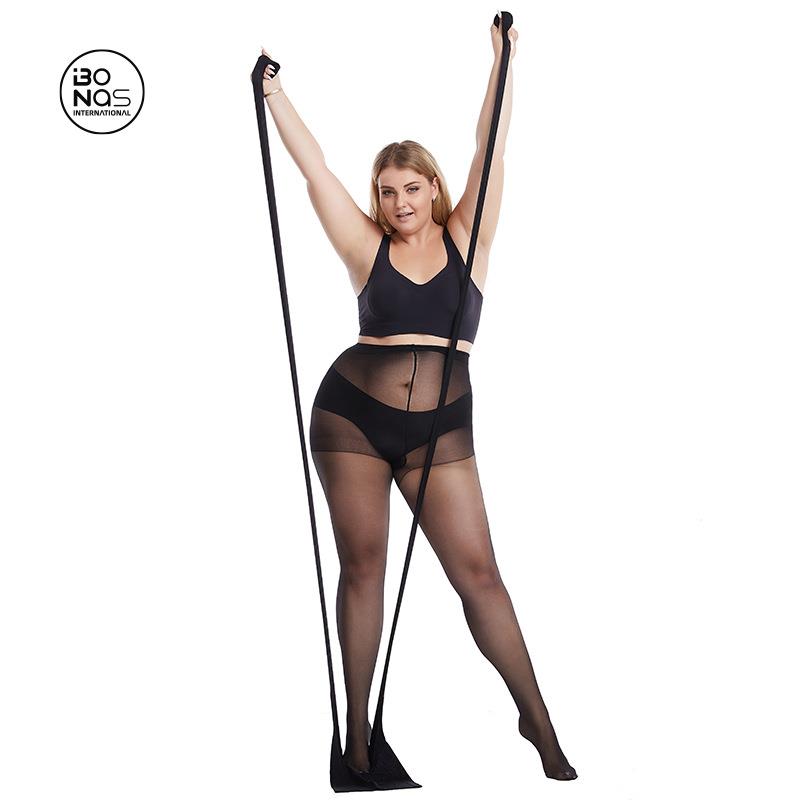 ultra-thin elastic tights plus size pantyhose nylon tights