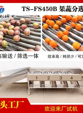 自动水果筛选机筛选大小分级机果场专用滚杠选果机水果分选机