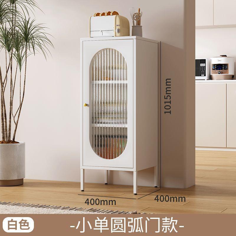 铁餐边柜铁艺储物柜玻璃艺门收纳柜简约多碗功能柜置物架见详情薄