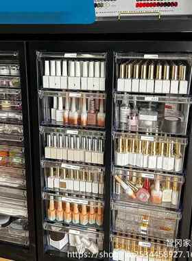 A智IQV4文件柜美甲收甲油胶柜抽纳屉储物式柜烘焙柜磨具资料财务