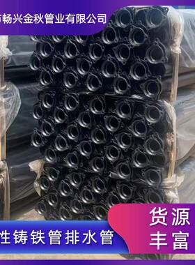 厂家a型柔性铸铁排水管DN50DN300柔性机制插接口排水铸铁管