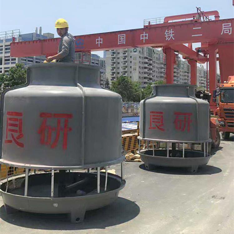 良研厂家供应175吨冷却水塔玻璃钢散热冷却塔塑料凉水塔干湿式