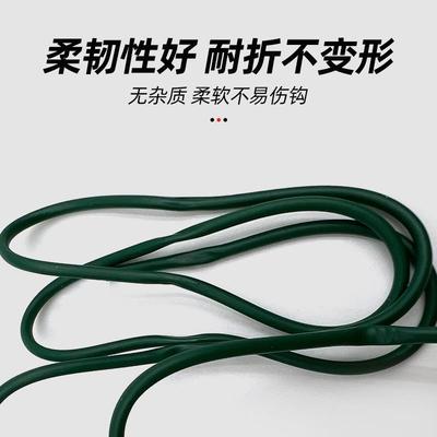 新款直销2米欧式鲤鱼钓硅胶线套管钓组防咬防缠绕橡胶软管渔具配