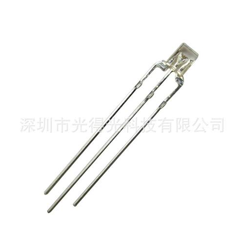 方形234红蓝双色高亮LED灯珠透明 2*3*4红蓝双色发光二极管共阴