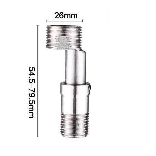 360 Degree Adjustable Faucet Angled Curved Foot Eccentric