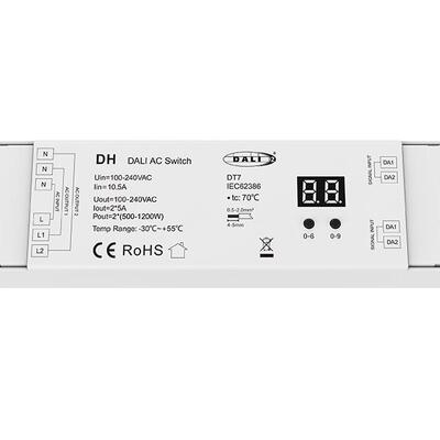 AC 100-240V 2路*5A DAIL AC开关(DH7) DH