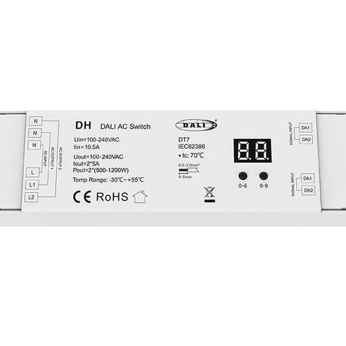 AC 100-240V 2路*5A DAIL AC开关(DH7) DH