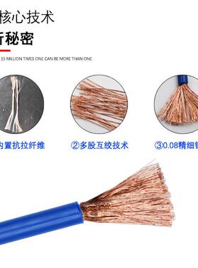 耐折弯高0柔性TRV0TRV.子3.50.7511.5耐油单芯多股铜芯拖链电线