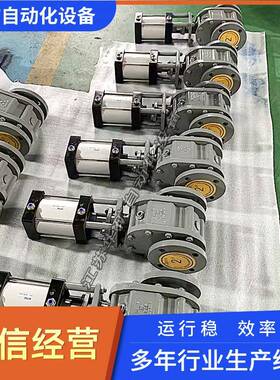 供应活塞式陶瓷双闸板阀Z644TC-10C-DN50法兰连接气动闸板阀直销