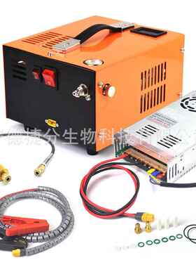 厂供12v高压打气机30mpa内置变压器 12v冲气泵自动停机4500psi