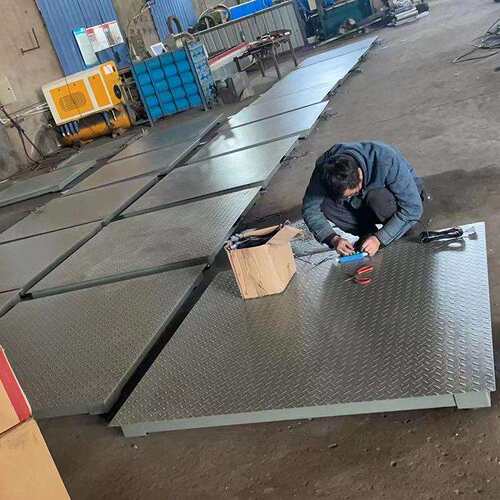 地磅秤-3吨工业物SCS-3000流仓储平台1秤2t工厂车花用纹钢电子地